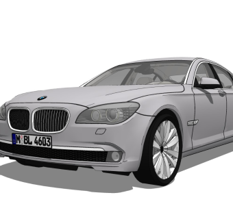 超精细汽车模型 宝马 BMW 750Li F